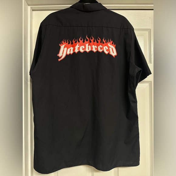 Hatebreed Black Tour Work Shirt By Dickies - Picture 2 of 9